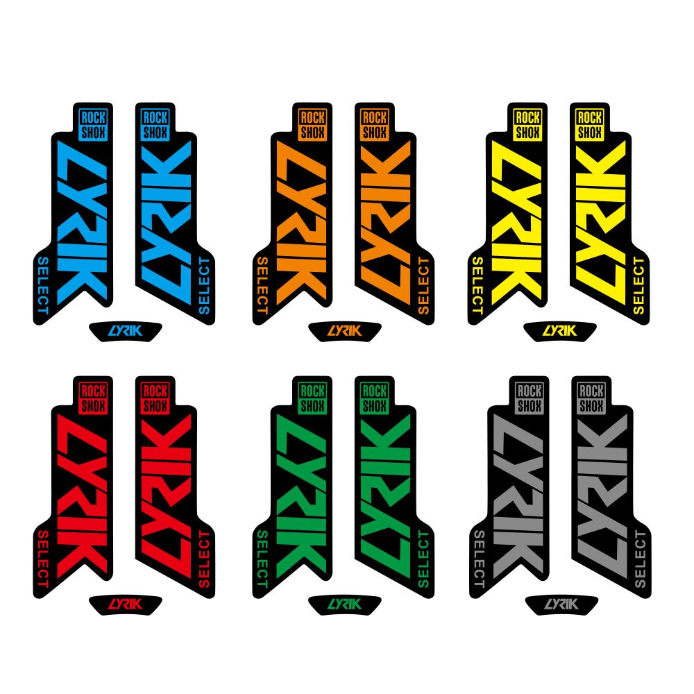 Mountain Biking Blue Mountains - 1 CONJUNTO de Adesivos Estilo Garfo