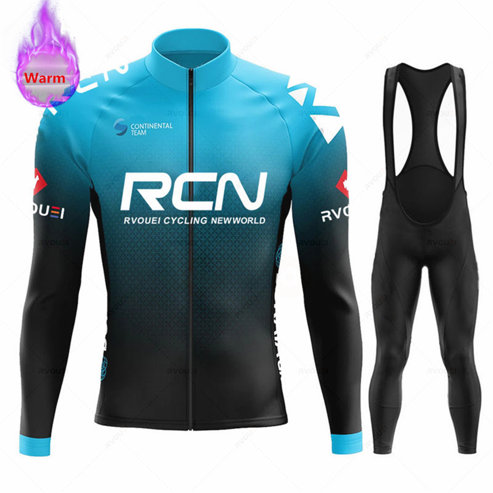 Mountain Biking Clothes - Conjunto de Jersey Térmico de Inverno