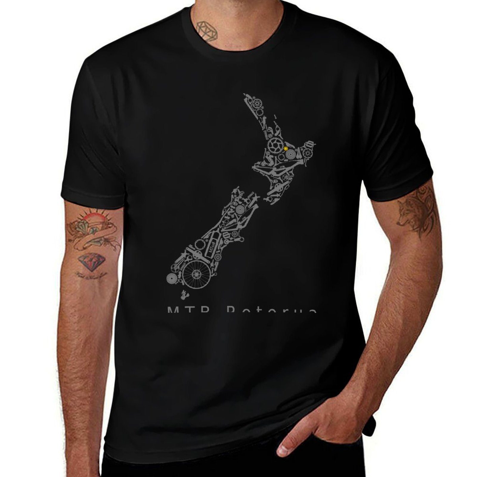 Mountain Biking Rotorua - NOVA ZELÂNDIA – MTB Rotorua, camiseta