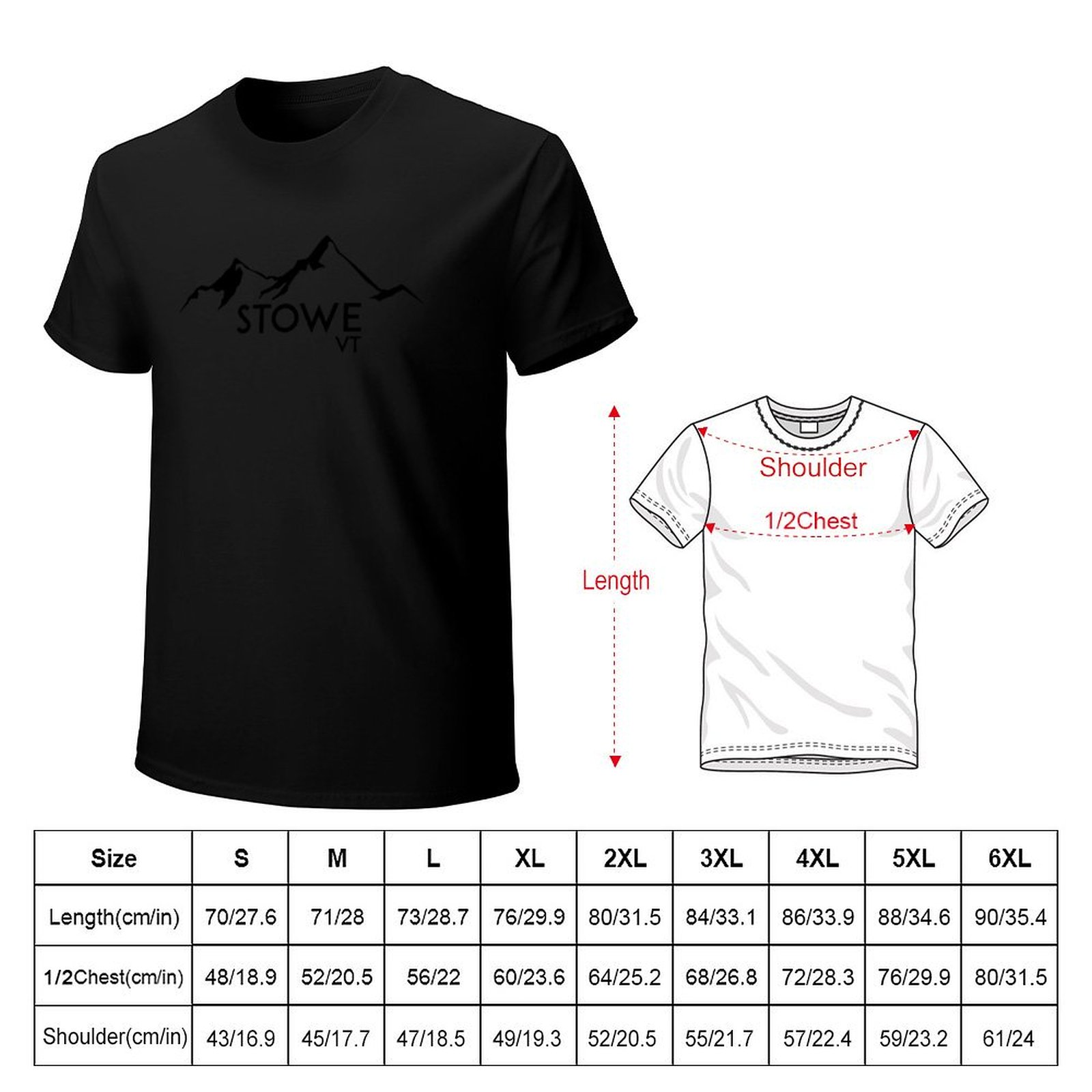 Camiseta STOWE VERMONT para es - Mountain Biking Vermont avaliação e preço