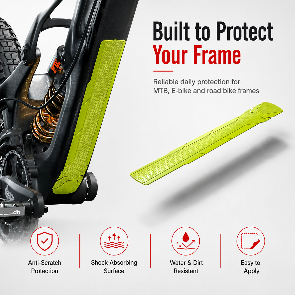 PINMOAP 1PC Película Protetora - Chainstay Protector Wrap avaliação e preço