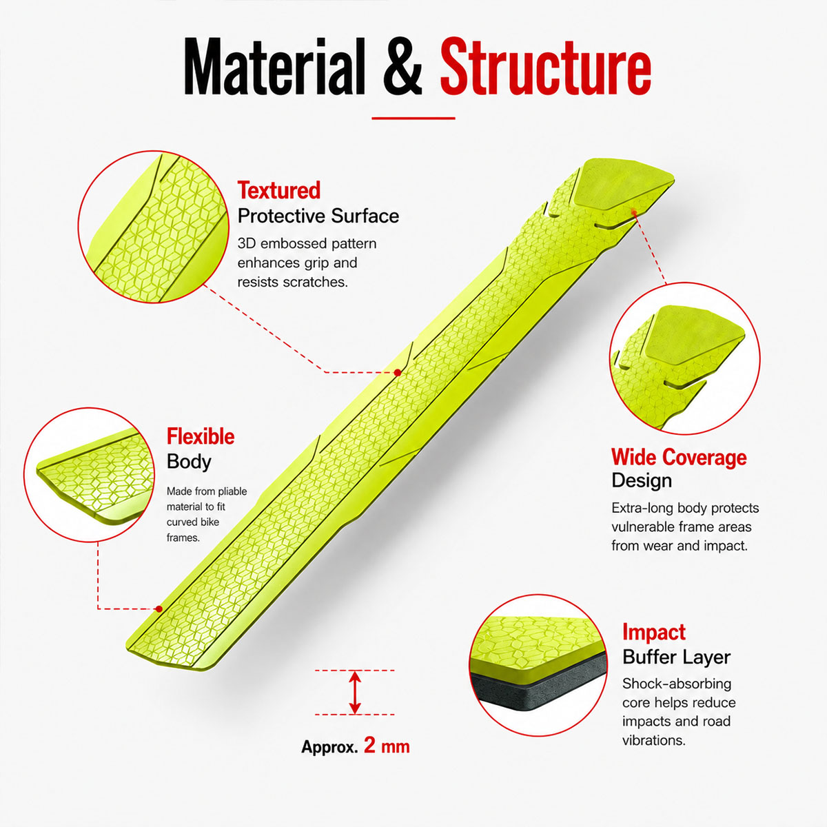 PINMOAP 1PC Película Protetora - Chainstay Protector Wrap avaliação e preço