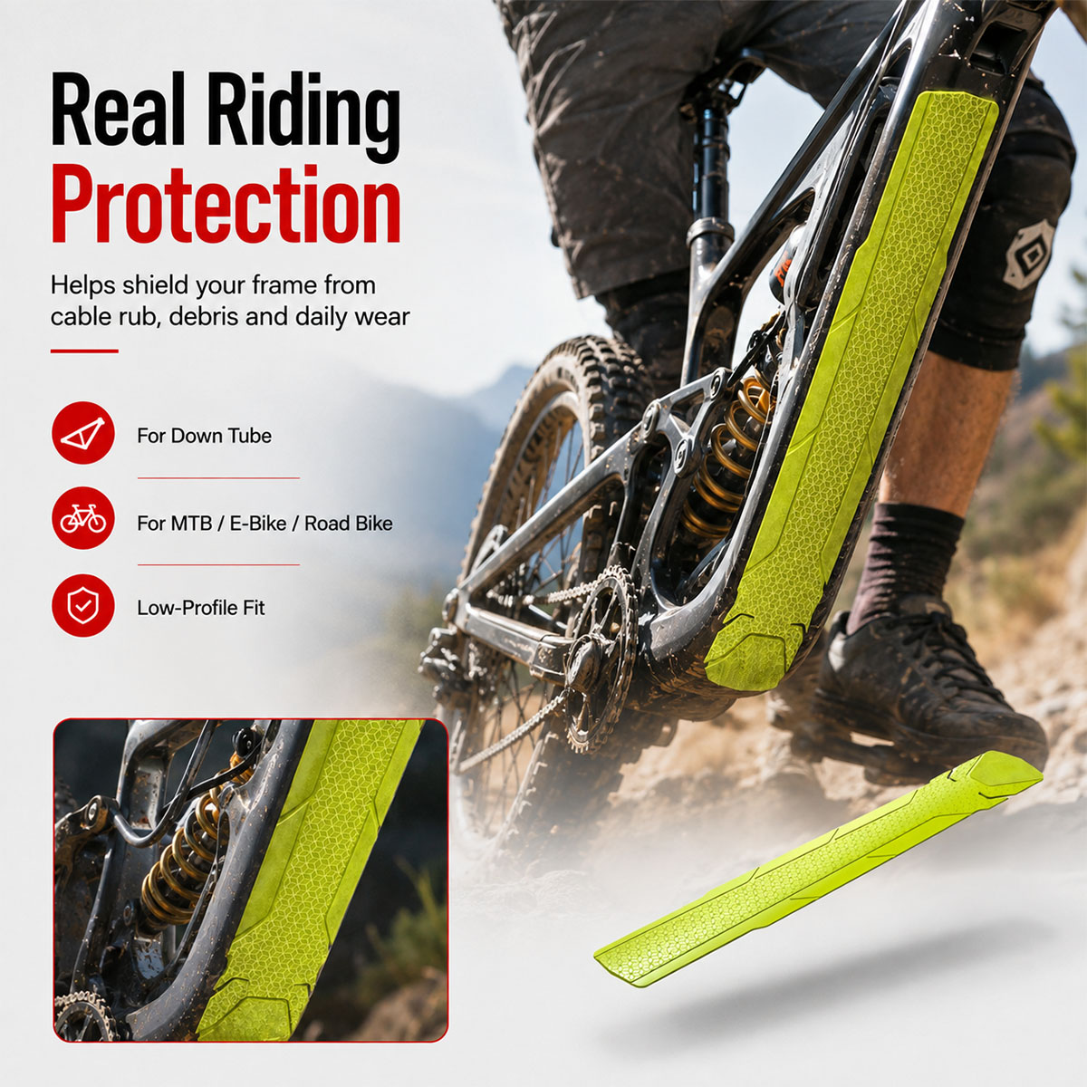 PINMOAP 1PC Película Protetora - Chainstay Protector Wrap avaliação e preço