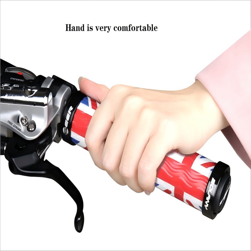 See mtb bicicleta guiador aper - Mtb Grip Lock On avaliação e preço
