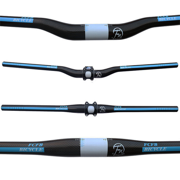 Conjunto de guidão carbono azu - Mountain Biking Blue Mountains avaliação e preço