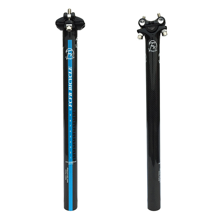 Conjunto de guidão carbono azu - Mountain Biking Blue Mountains avaliação e preço