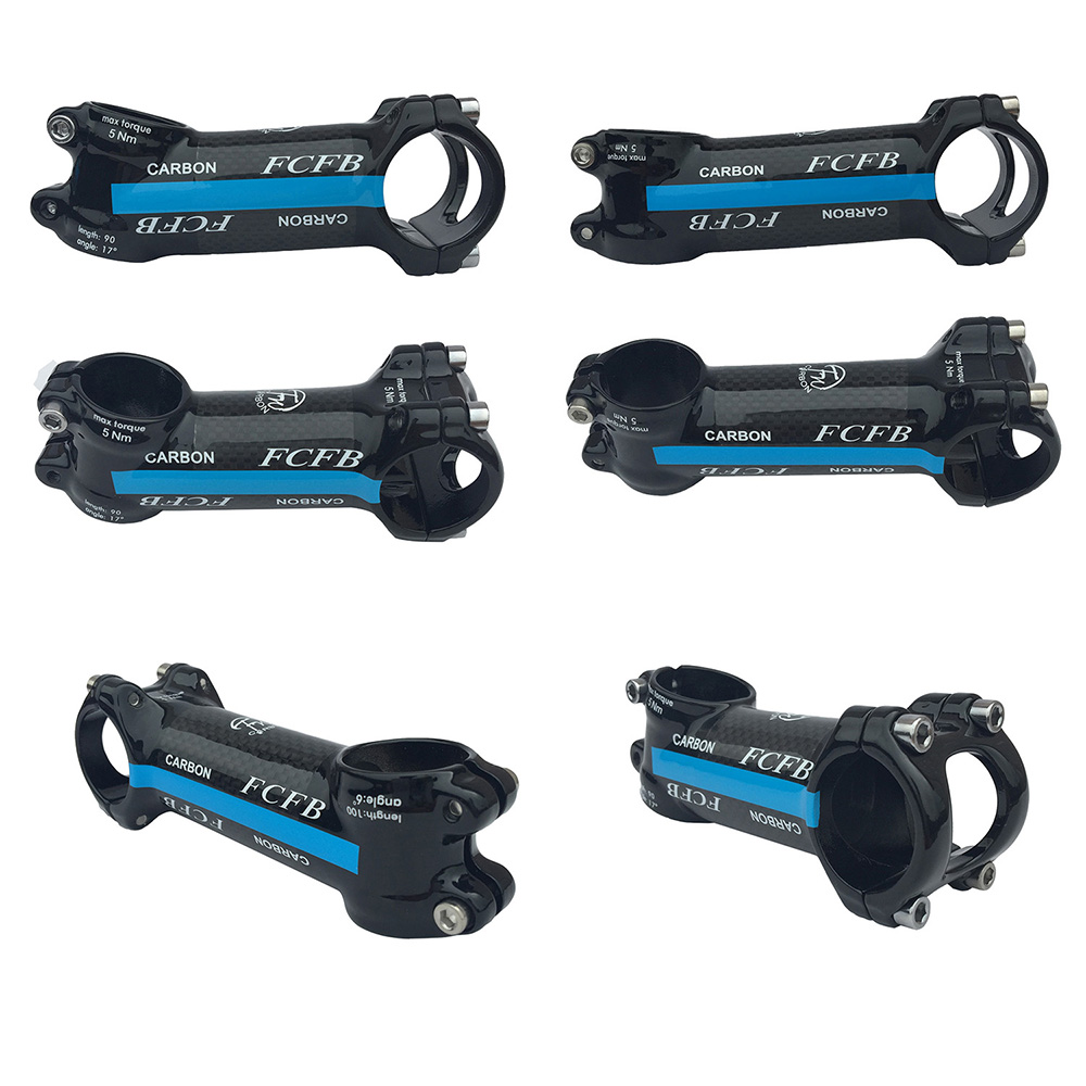 Conjunto de guidão carbono azu - Mountain Biking Blue Mountains avaliação e preço